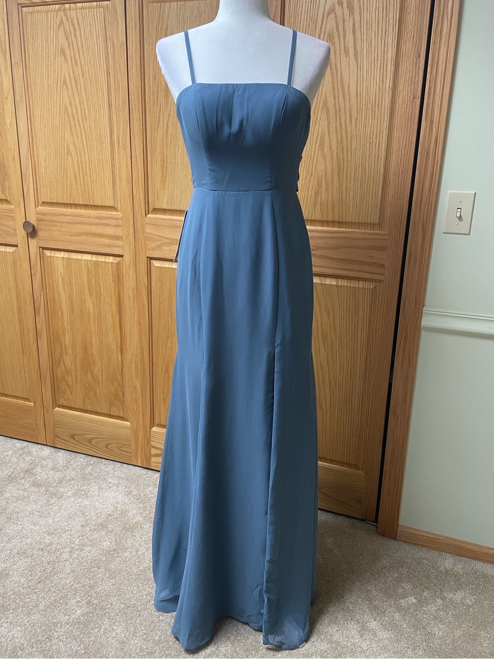 Azazie Cosette Dress in Twilight Blue - Size 2